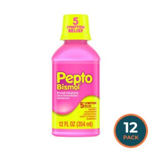 Pepto Bismol Original Digestive Relief Liquid - 12 oz - 12 Pack