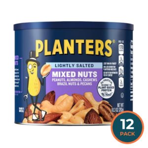 PLANTERS Deluxe Lightly Salted Mixed Nuts - 10.3 oz - 12 Pack