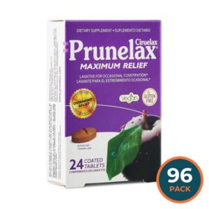 Prunelax Ciruelax Maximum Relief Laxative Tablets 24 Ct - 96 Pack
