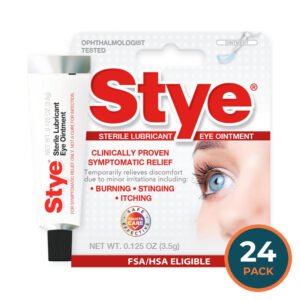 Stye Sterile Lubricant Eye Ointment - 24 Pack