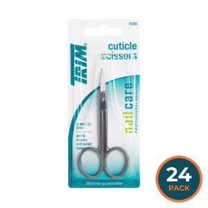 Trim Cuticle Scissors 3 1/2 in Nail Care Tool - 24 Pack