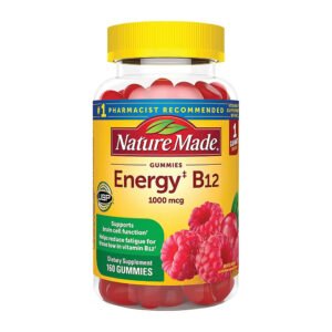 Nature Made Energy Vitamin B12 1000 mcg Gummies, 160 Count