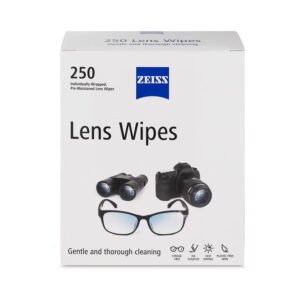 ZEISS Pre-Moistened Eyeglass Lens Cleaning Wipes - 250 Ct