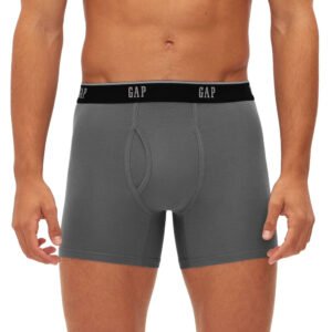 Gap Men's 4-Pack Ultra Soft Modal Boxer Brief, Size L - Grey Pack