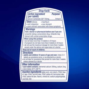 TUMS Extra Strength Assorted Fruit Chewable Antacid Tablets - 8 Ct - 360 Pack
