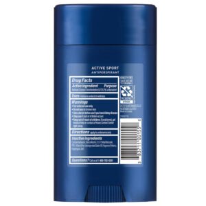 Suave Men Active Sport Invisible Solid Antiperspirant Deodorant Stick - 2.7 oz - 12 Pack