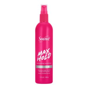 Suave Max Hold Non-Aerosol Hairspray Unscented  - 11 oz - 12 Pack