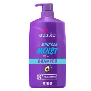 Aussie Miracle Moist Shampoo with Avocado Oil - 26.2 oz - 4 Pack