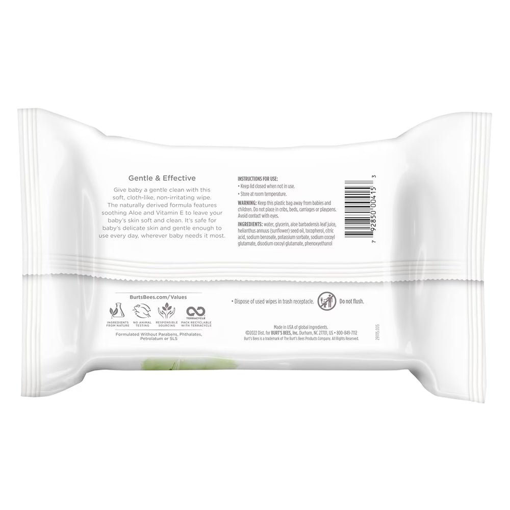 Burt’s Bees Baby Sensitive Baby Wipes - 72 Ct - 6 Pack