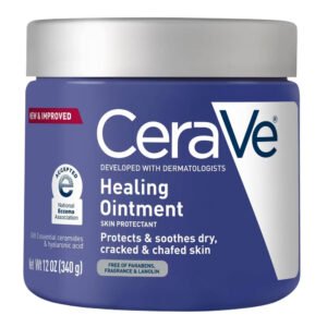 CeraVe Healing Ointment Skin Protectant Unscented for Dry Cracked and Chafed Skin - 12 oz - 12 Pack