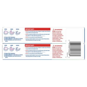 Fixodent Plus Scope Denture Adhesive Cream, Twin Pack - 2 oz - 12 Pack