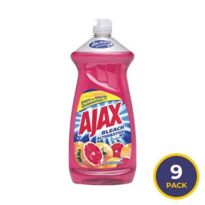 Ajax Ruby Red Grapefruit Dish Liquid - 28 oz - 9 Pack