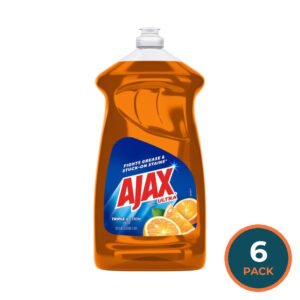 Ajax Ultra Triple Action Orange Dish Liquid - 52 oz - 6 Pack