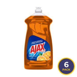 Ajax Ultra Triple Action Orange Dish Liquid - 52 oz - 6 Pack