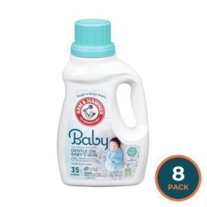 ARM & HAMMER Baby Liquid Laundry Detergent Baby Blossom - 45.5 oz - 8 Pack