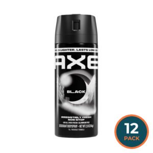 AXE – Black Premium Aluminum-Free Deodorant Body Spray, 2.9 oz – 12 Pack (Travel Size)