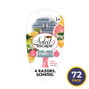 BIC Soleil Escape Citrus Disposable Razors - 4 Ct - 72 Pack