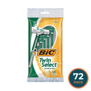 BIC Twin Select Sensitive Skin Razors - 10 Ct - 72 Pack
