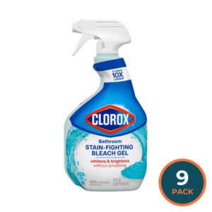 Clorox Bathroom Stain-Fighting Bleach Gel Spray - 30 oz - 9 Pack