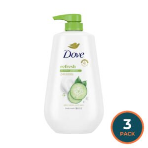Dove Refreshing Cucumber & Green Tea Moisturizing Body Wash - 30.6 oz - 3 Pack