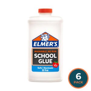 Elmer’s - Washable School Glue - 32 oz - 6 Pack