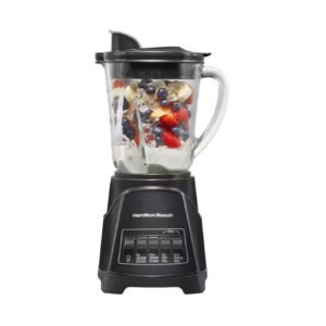 Hamilton Beach Power Elite 12-Function Blender with 40 oz Glass Jar, 700-Watt Peak Power