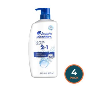 Head & Shoulders Classic Clean 2-in-1 Anti-Dandruff Shampoo & Conditioner - 28.2 oz - 4 Pack