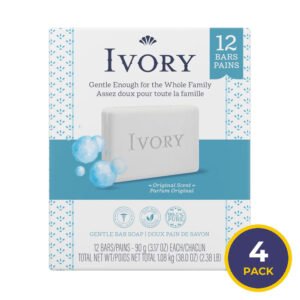 Ivory Original Gentle Bar Soap - 12 Ct - 4 Pack