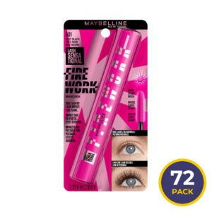 Maybelline Lash Sensational Firework Washable Mascara Very Black - 72 Pack