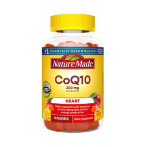 Nature Made CoQ10 Coenzyme Q10 200 mg Gummies, Mango Flavor, 130 Count