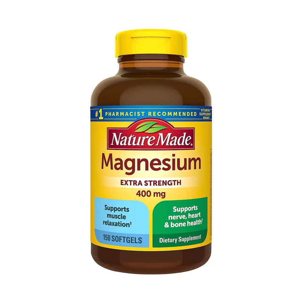 Nature Made Extra Strength Magnesium Oxide 400 mg Softgels, 150 Count