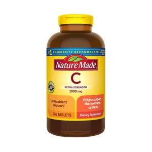 Nature Made Extra Strength Vitamin C 1000 mg Tablets, 365 Count