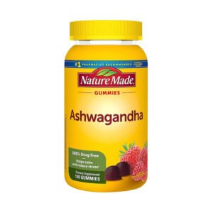 Nature Made KSM-66 Ashwagandha 300 mg Mixed Berry Gummies, 130 Count