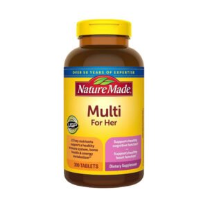 Nature Made Multi For Her Women’s Multivitamin Tablets with Iron & Calcium, 300 Count