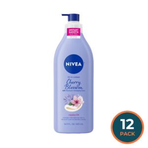NIVEA Oil Infused Cherry Blossom & Jojoba Oil Body Lotion - 16.9 oz - 12 Pack