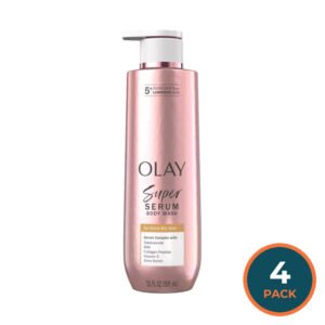Olay Super Serum Extra Dry Skin Body Wash - 20 oz - 4 Pack