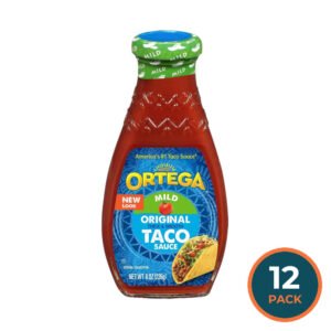 Ortega Original Taco Sauce, Mild - 8 oz - 12 Pack