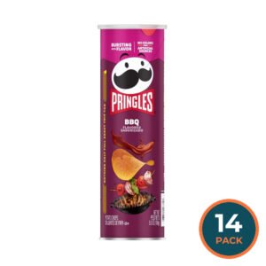 Pringles BBQ Flavored Potato Crisps - 5.5 oz - 14 Pack
