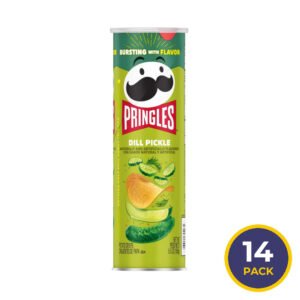 Pringles Dill Pickle Flavored Potato Crisps - 5.5 oz - 14 Pack