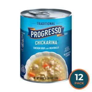 Progresso Traditional Chickarina Chicken Soup with Meatballs - 19 oz - 12 Pack