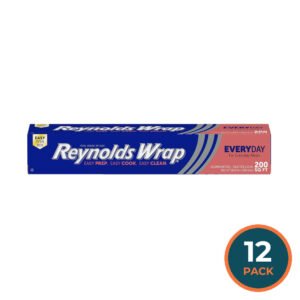 Reynolds Wrap Standard Aluminum Foil Roll 200 ft x 12 in- 12 Pack