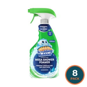 Scrubbing Bubbles Mega Shower Foamer Rainshower Bathroom Cleaner Spray - 32 oz - 8 Pack