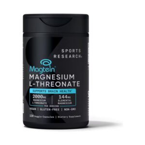 Sports Research Magnesium L-Threonate Magtein - 120 Capsules