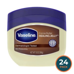 Vaseline Healing Jelly Cocoa Butter Petroleum Jelly - 13 oz - 24 Pack