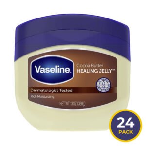 Vaseline Healing Jelly Cocoa Butter Petroleum Jelly - 13 oz - 24 Pack