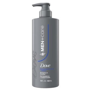 Dove Men+Care Blue Eucalyptus + Birch Protein Power 2-in-1 Shampoo and Conditioner - 4 Pack
