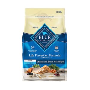 Blue Buffalo Life Protection Formula Adult Dry Dog Food, Chicken & Brown Rice, 38 lb