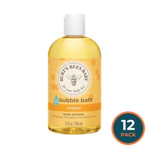 Burt’s Bees Baby Bubble Bath Gentle Tear-Free Baby Bath Care - 12 oz - 12 Pack