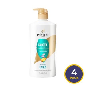 Pantene Smooth & Sleek 72 HR Smoothness Conditioner with Pro-Vitamin B5 - 25.1 oz - 4 Pack