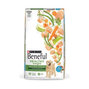 Purina Beneful Healthy Weight Adult Dry Dog Food, Farm-Raised Chicken, 48 lb